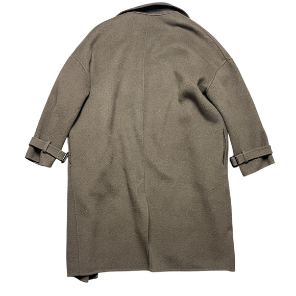 A / C Wool Blend Overcoat Brown Lux Teddy Women’s Size Medium - Picture 2 of 6